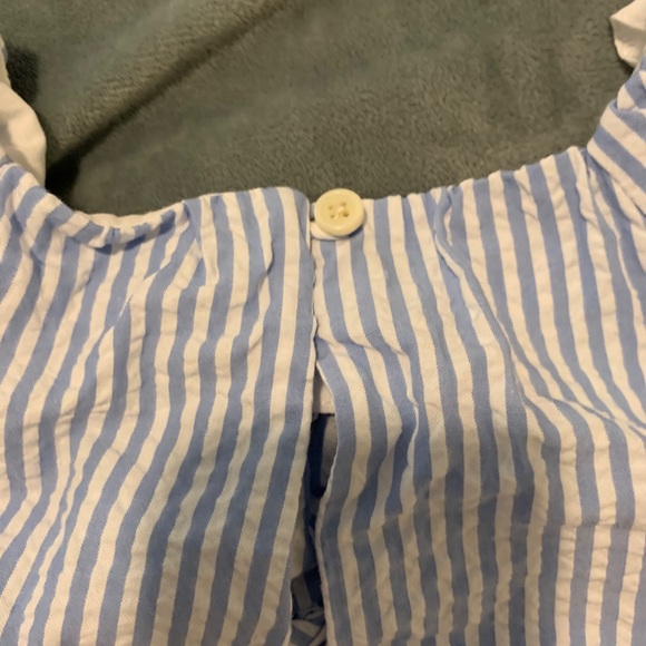 Crewcuts seersucker long sleeved top w/floral - Picture 7 of 7